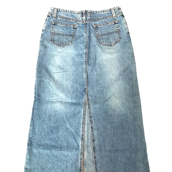 Hydraulic Dresses & Skirts - VINTAGE Long Denim Skirt